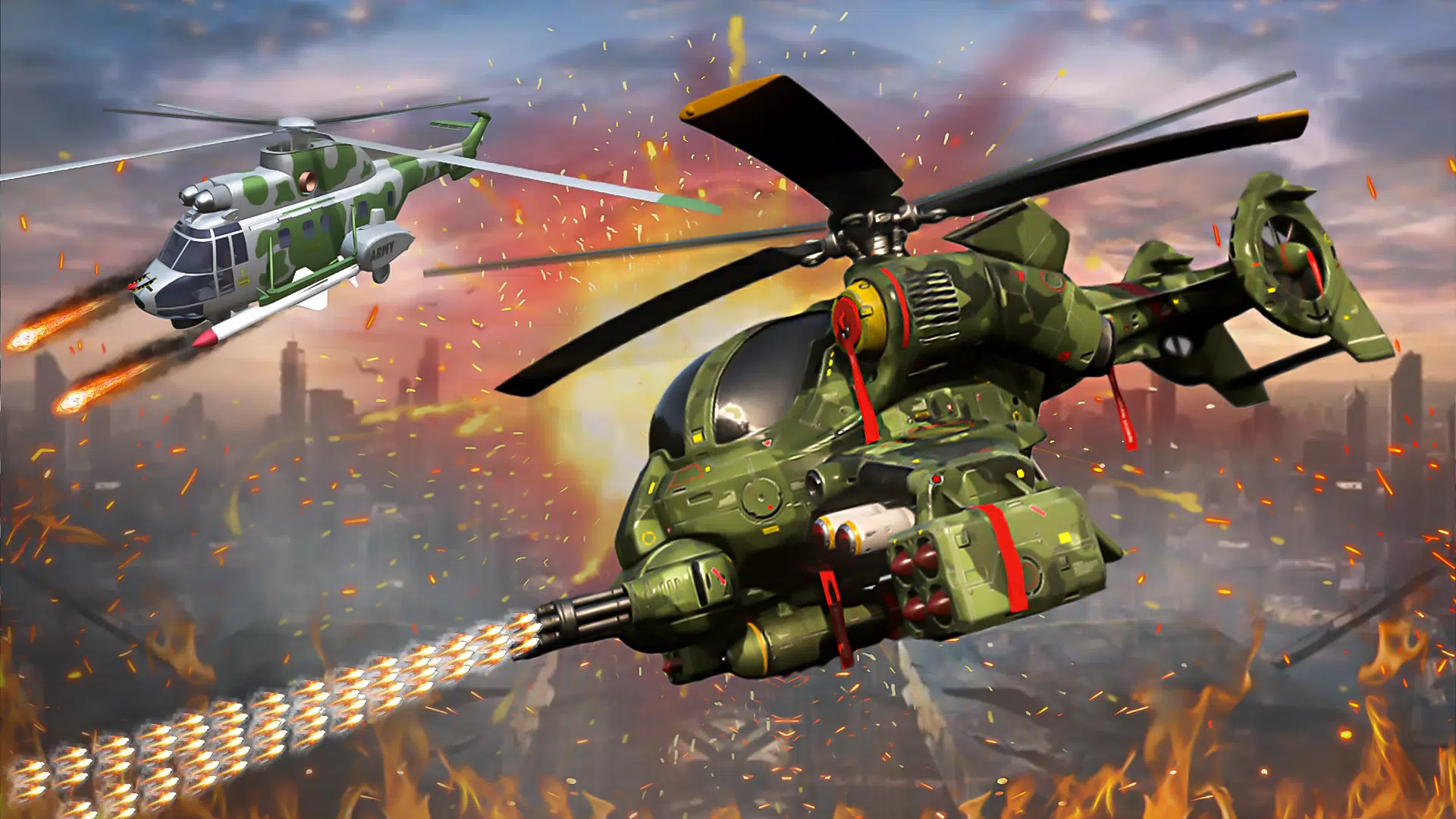 Gunship Helicopter Shooting 3D Screenshot 8
