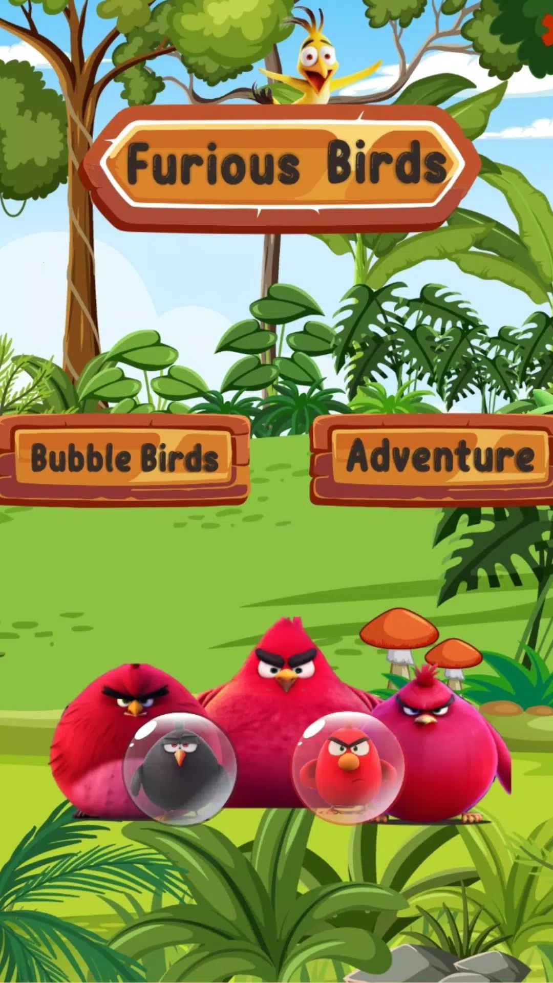 Furious Birds : Hero Saga Screenshot 1