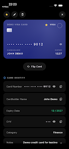 CardVault: Card Manager Screenshot 2