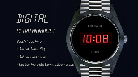 Digital Watch Face 05 Screenshot 2