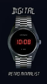 Digital Watch Face 05 Screenshot 1
