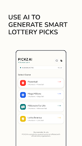PICKZ AI-AI LOTTERY NUMBERS Screenshot 1