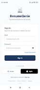 ResumeGenie  Screenshot 1