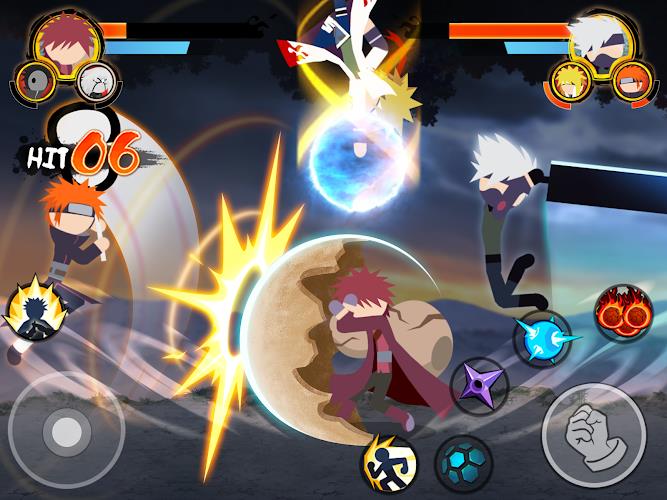 Stickman Ninja 3v3 Battle Screenshot 9