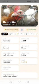 Tierbuch Hühner Screenshot 2