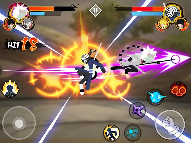 Stickman Ninja 3v3 Battle Screenshot 7