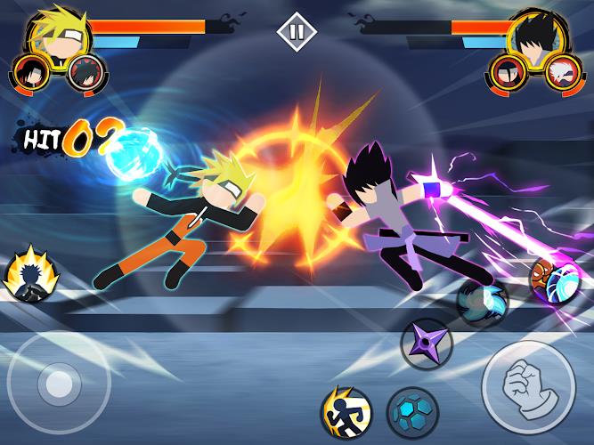 Stickman Ninja 3v3 Battle Screenshot 6