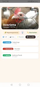 Tierbuch Hühner Screenshot 3