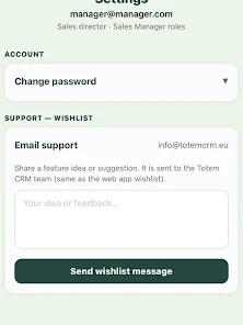 Totem CRM Screenshot 16