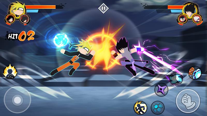 Stickman Ninja 3v3 Battle Screenshot 1