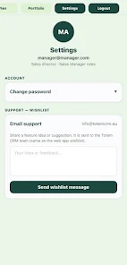 Totem CRM Screenshot 1