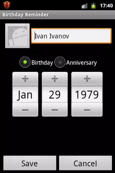 Birthday Reminder Screenshot 3
