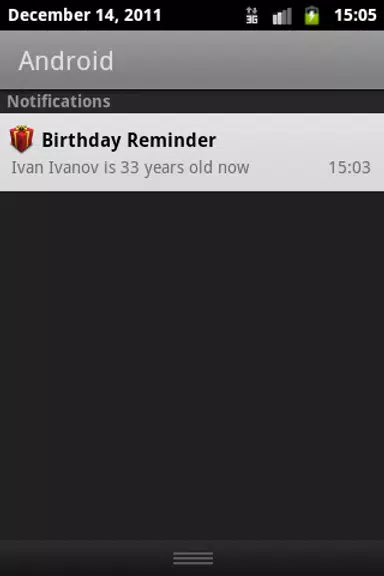 Birthday Reminder Screenshot 2