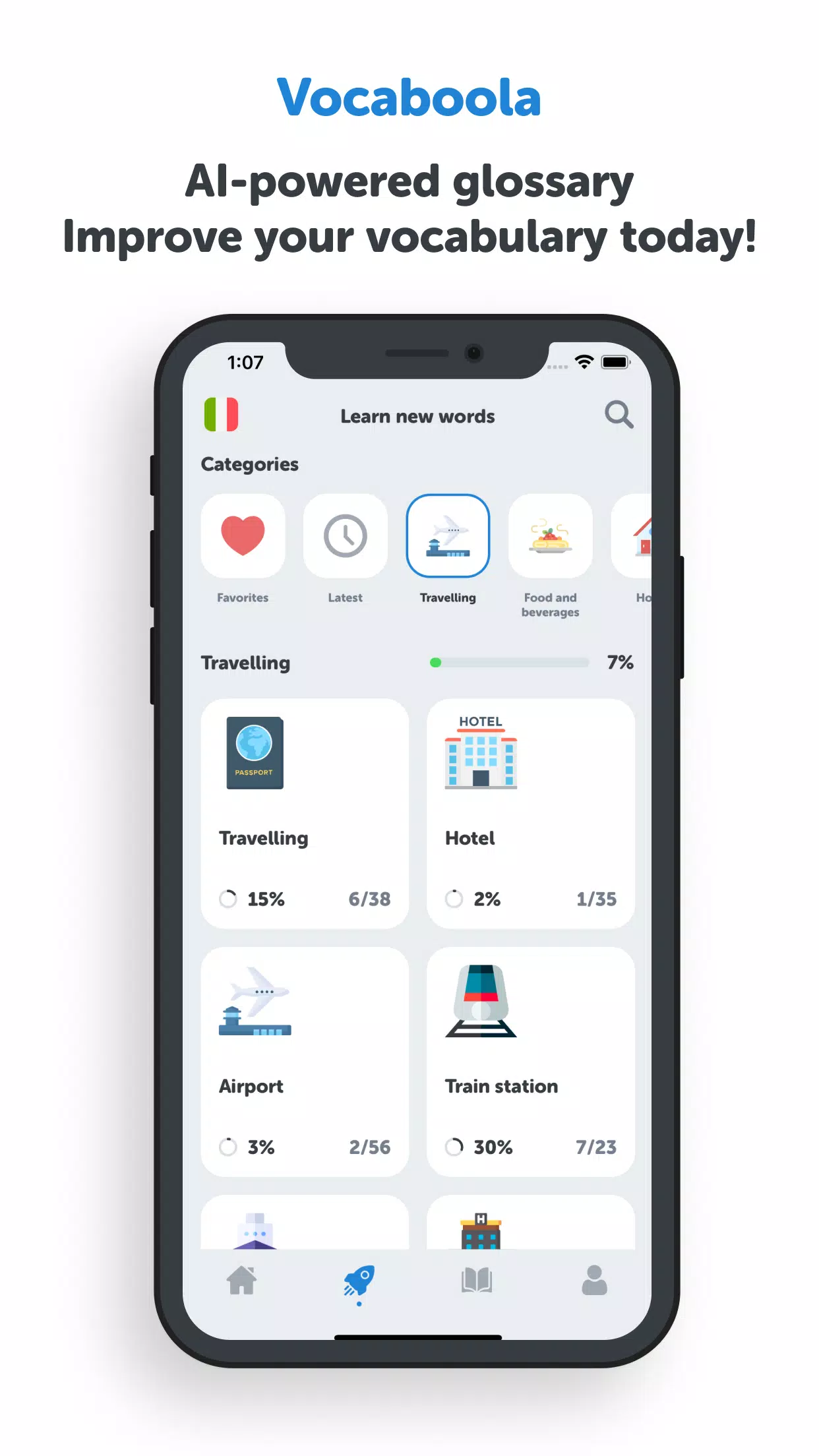 Vocaboola Screenshot 1