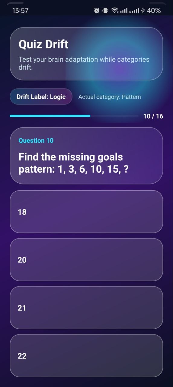 Quiz Drift Screenshot 3