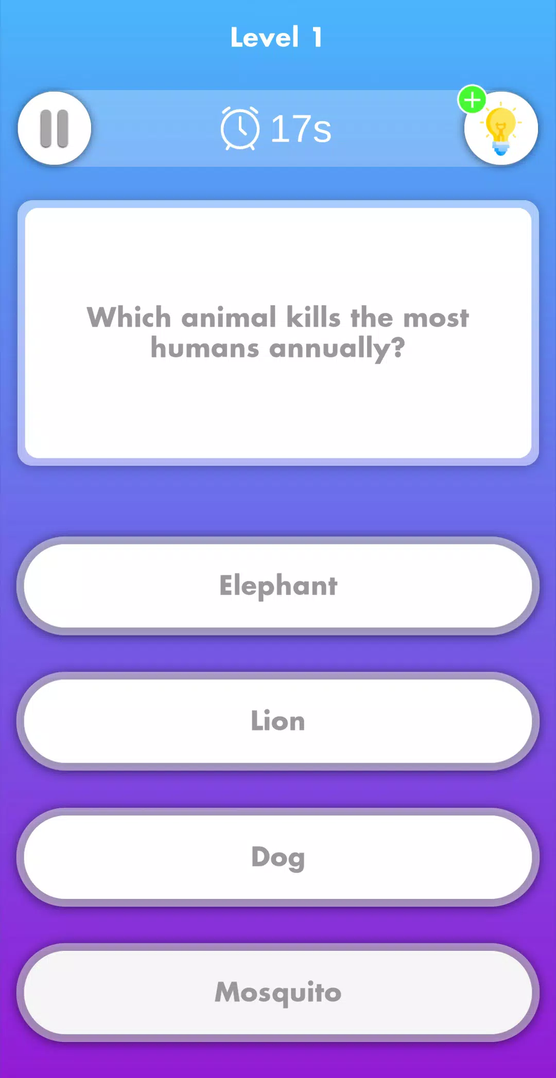 Trivia 100 : Guess the Answer Screenshot 1