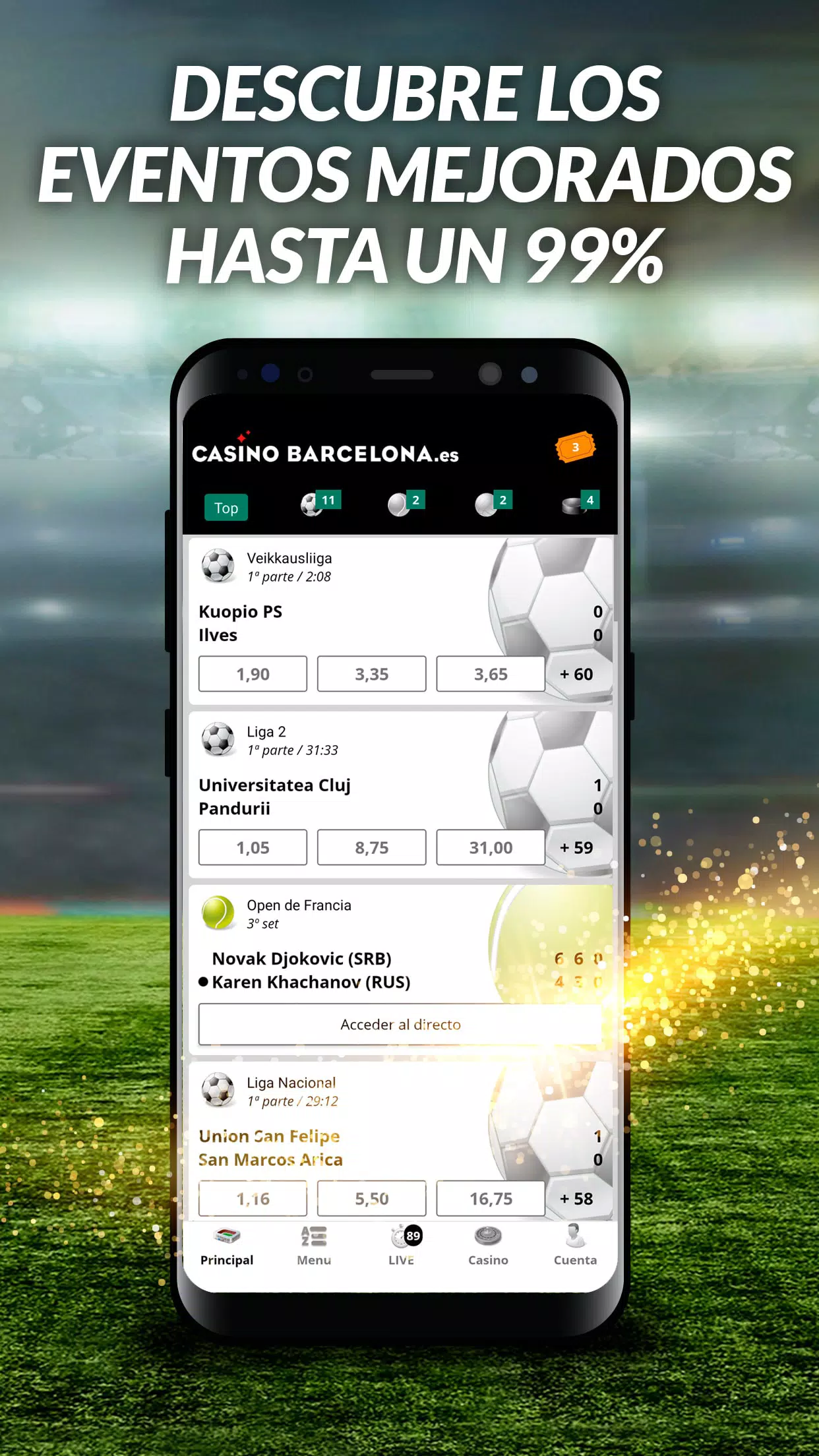 Apuestas en CasinoBarcelona.es  Screenshot 2
