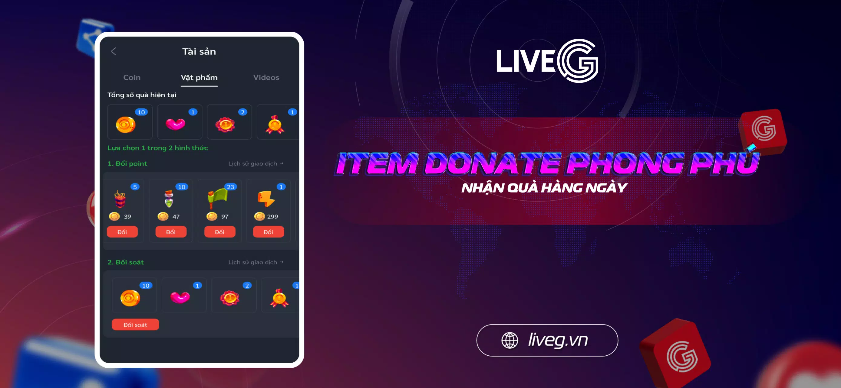LiveG - VTC Esports  Screenshot 3