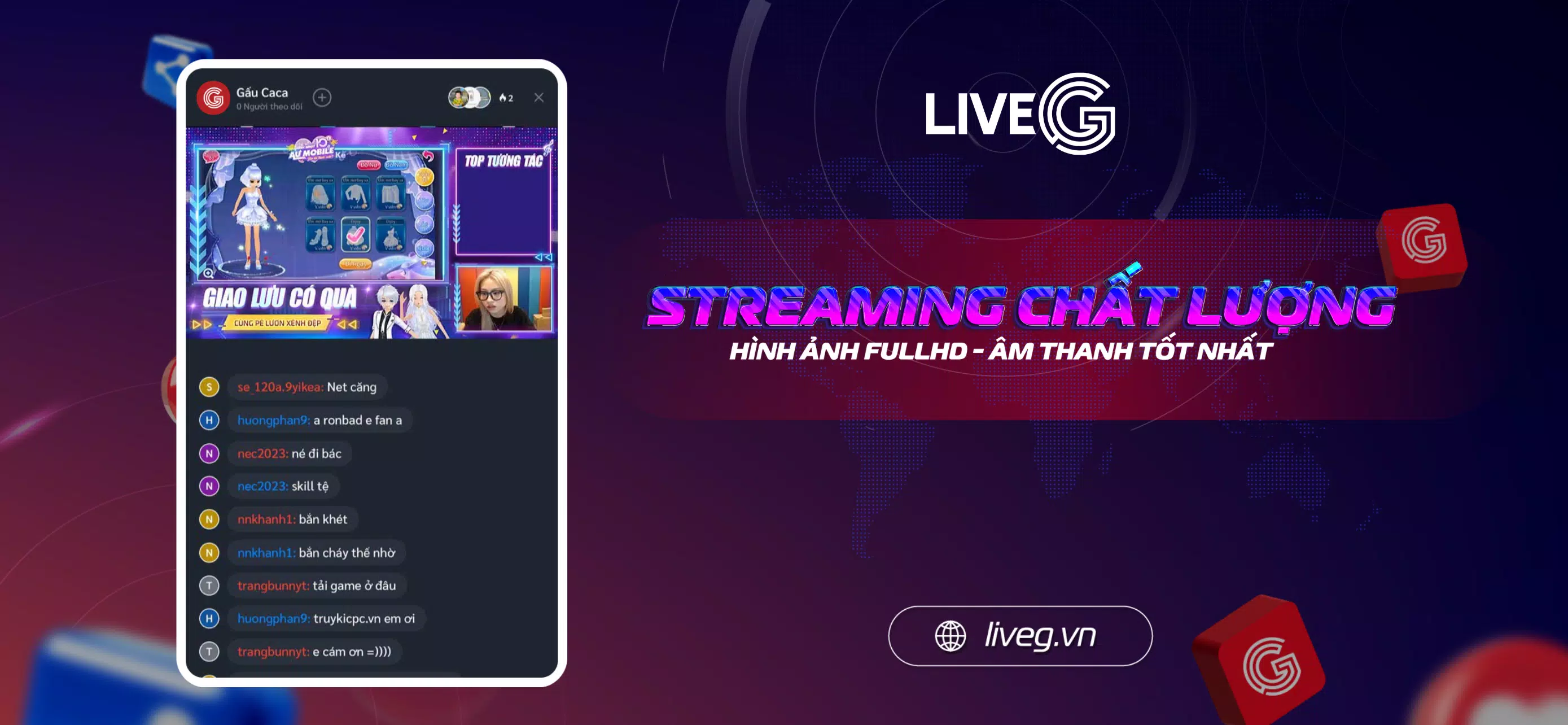 LiveG - VTC Esports  Screenshot 1