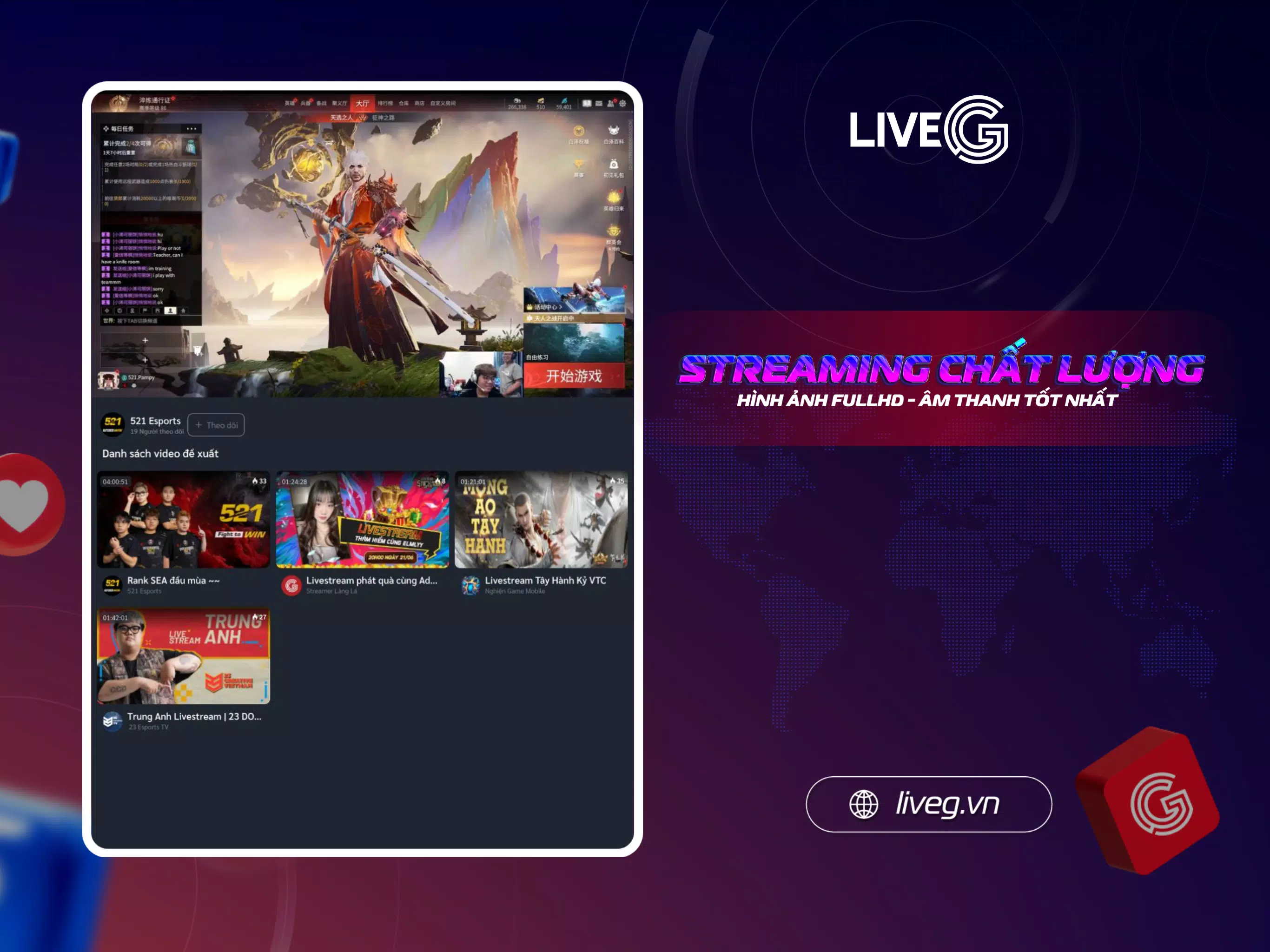 LiveG - VTC Esports  Screenshot 6