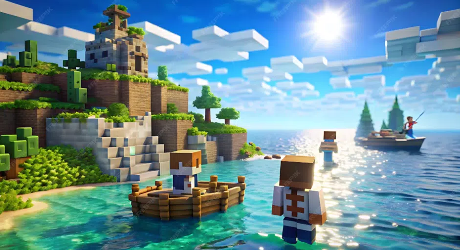 lokicraft ocean one block  Screenshot 2