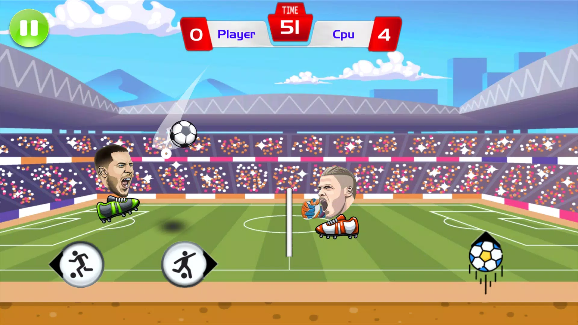 Super Ball Head Soccer Stars  Screenshot 3