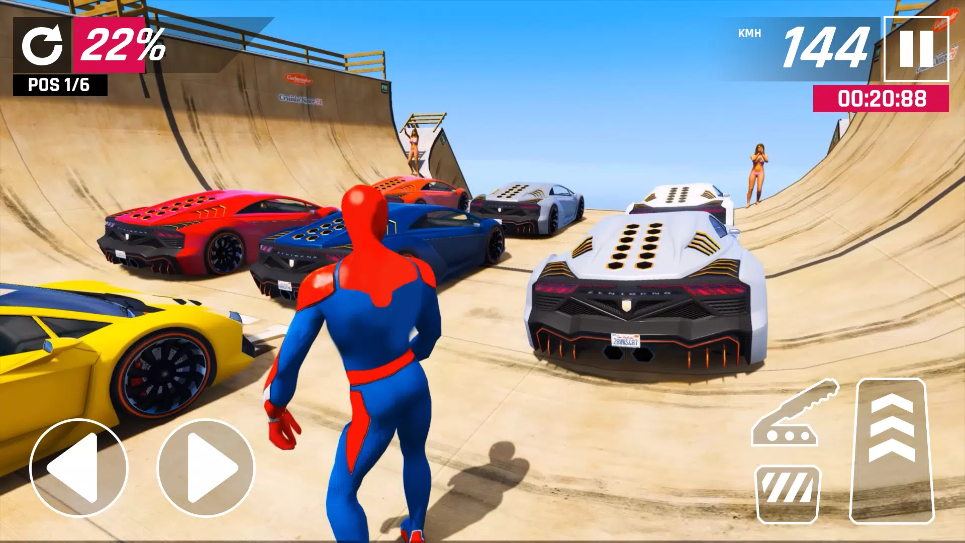 Car High Speed Destruction 3D  Screenshot 1