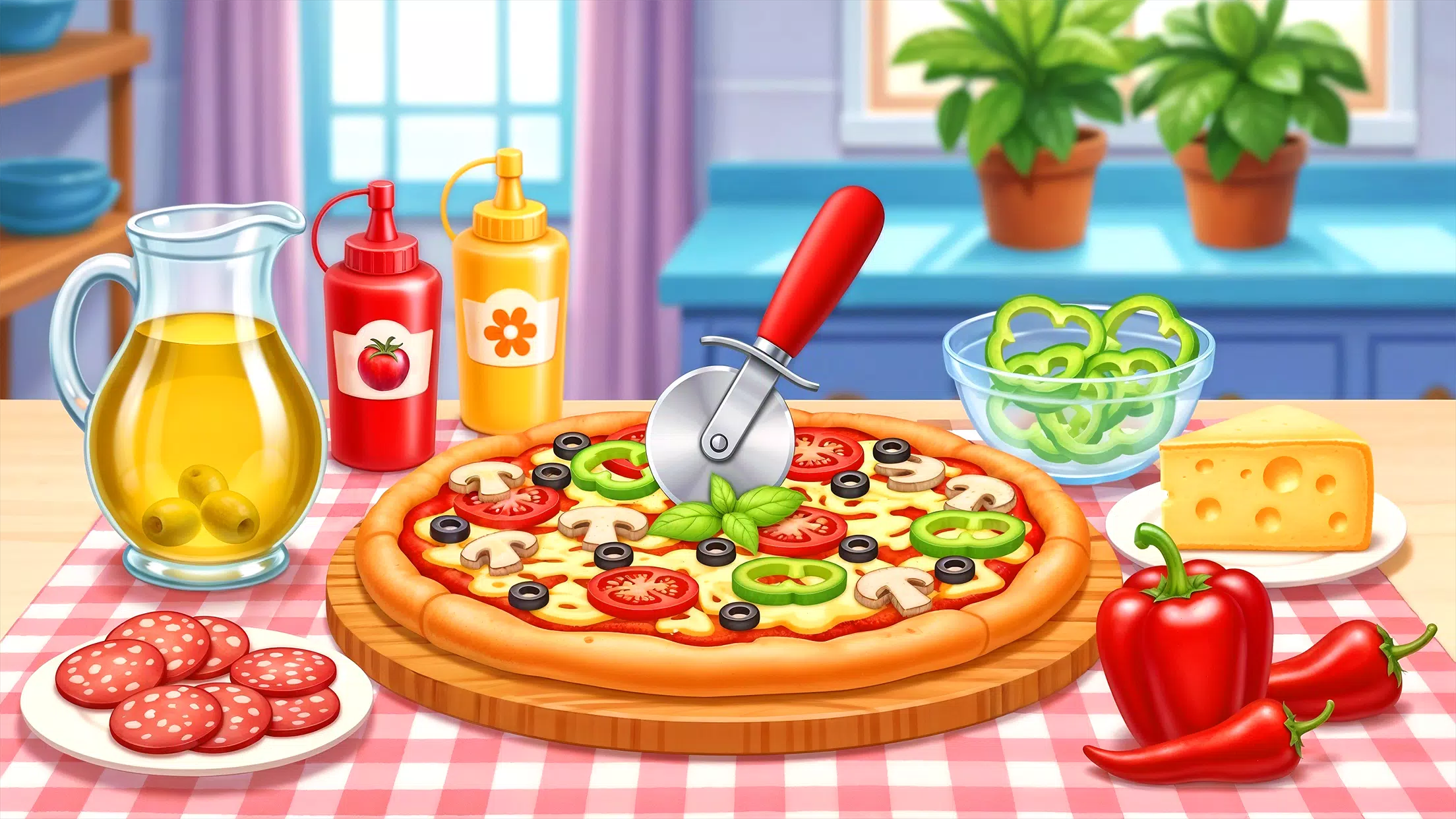 Kitchen Set Cooking Chef Sim  Screenshot 4
