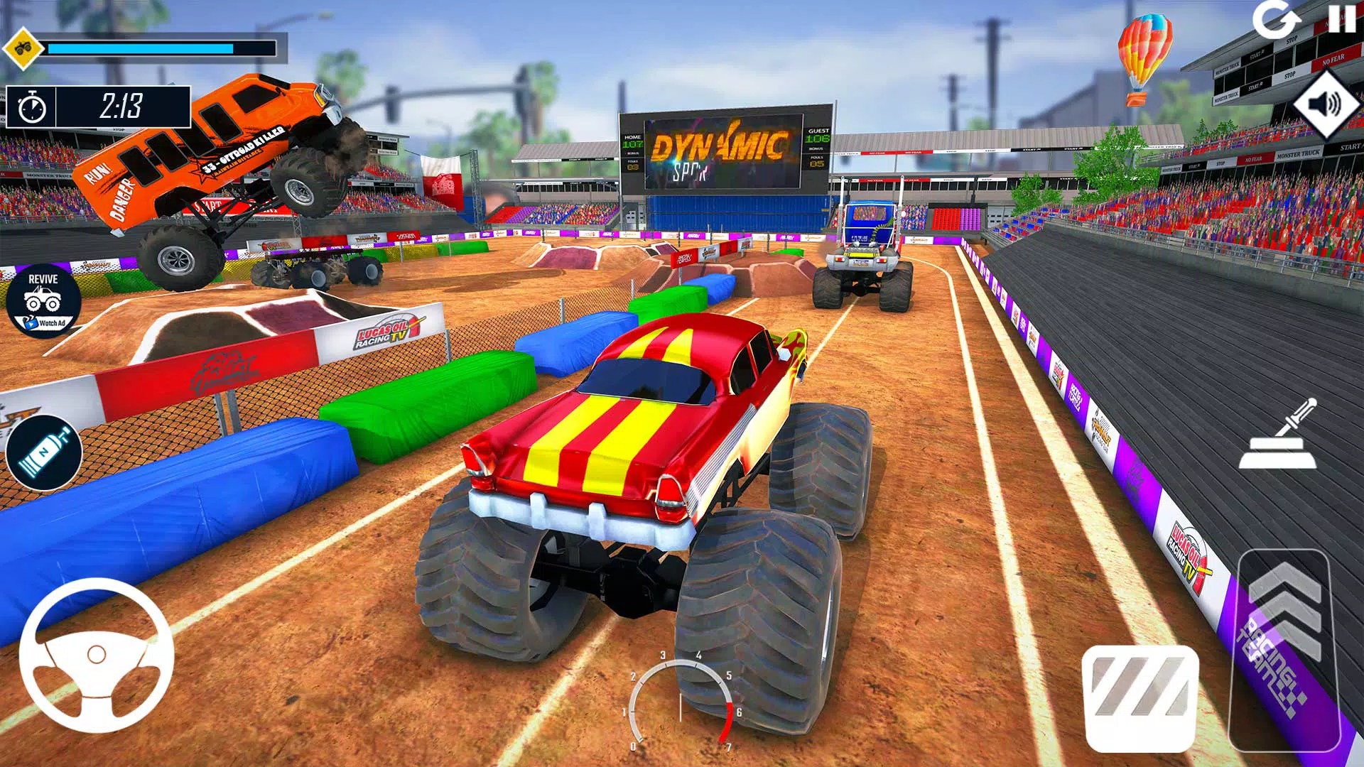 Us Monster Truck Crazy Games  Screenshot 2