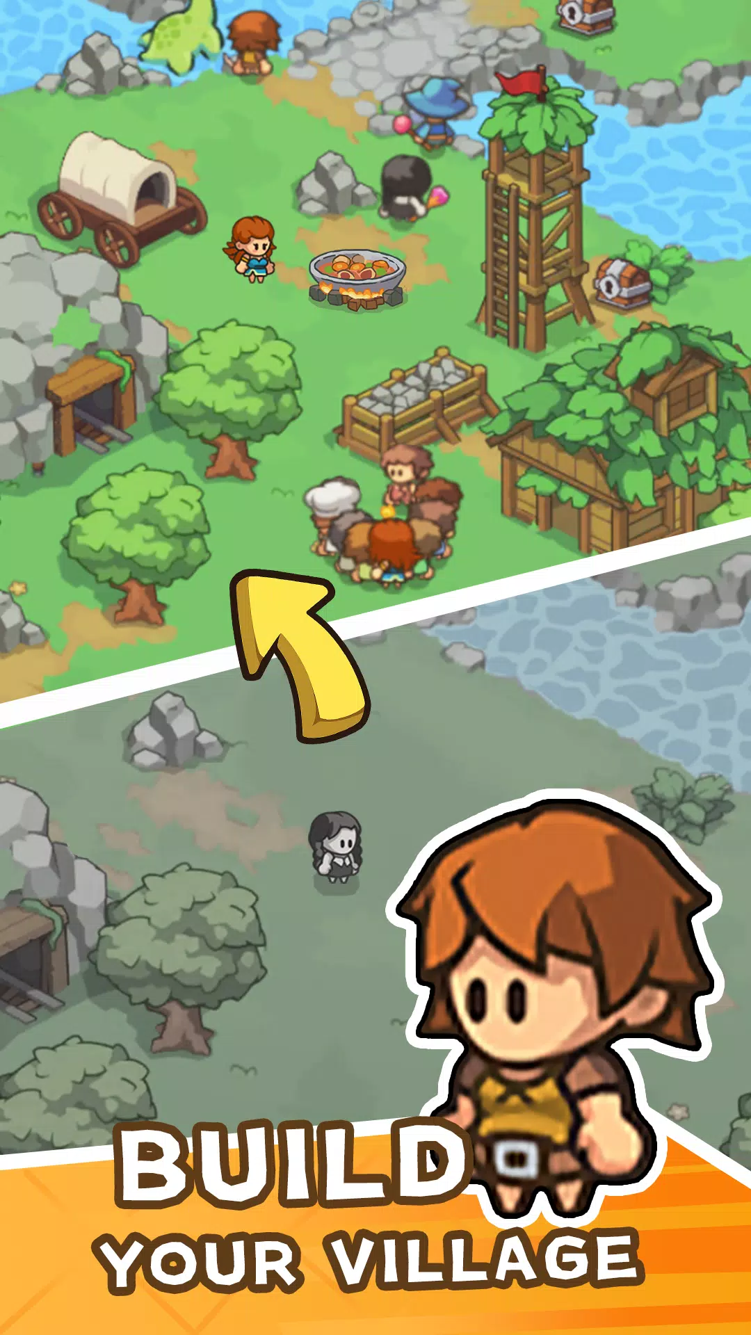 Mini Clan: Monster Attack  Screenshot 1