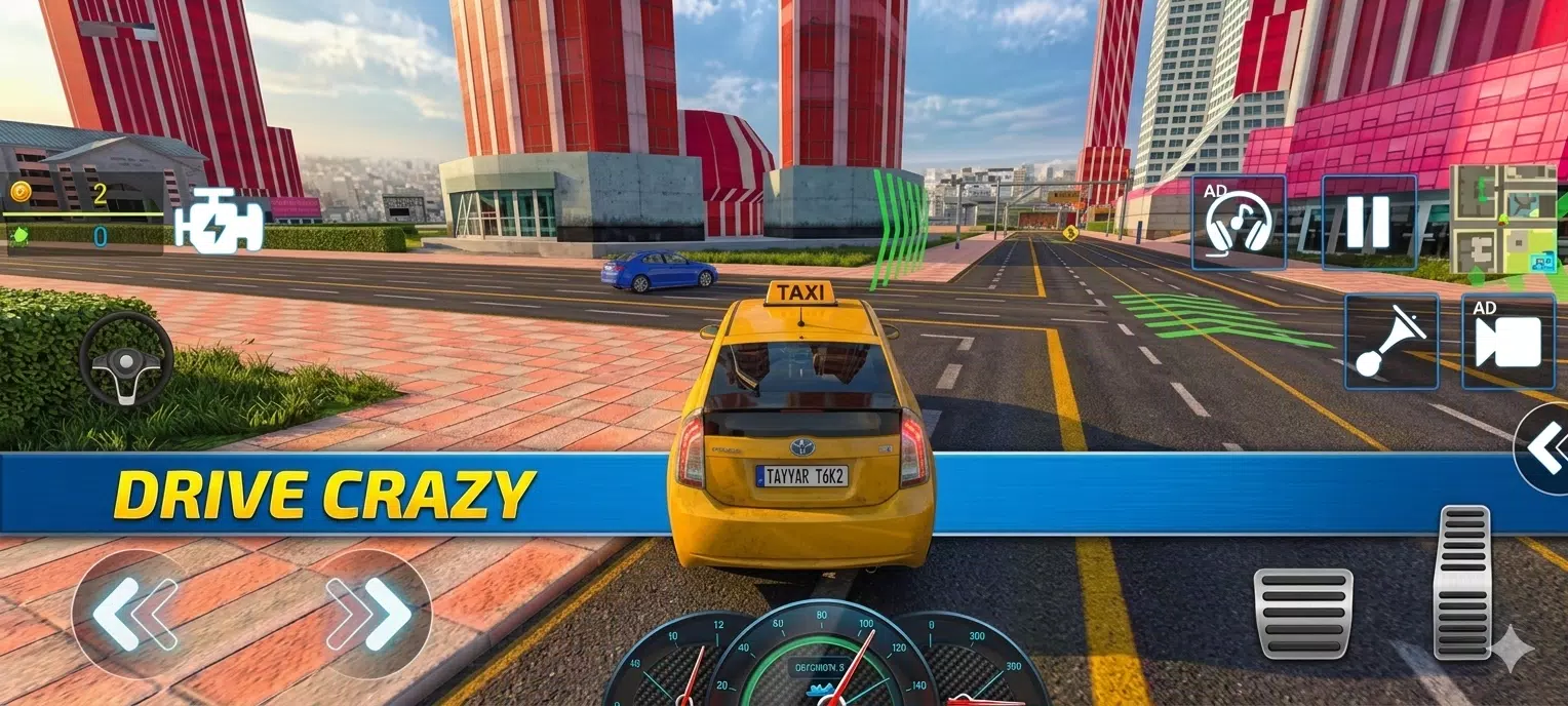 I Am Crazy Taxi Driver Master  Screenshot 1