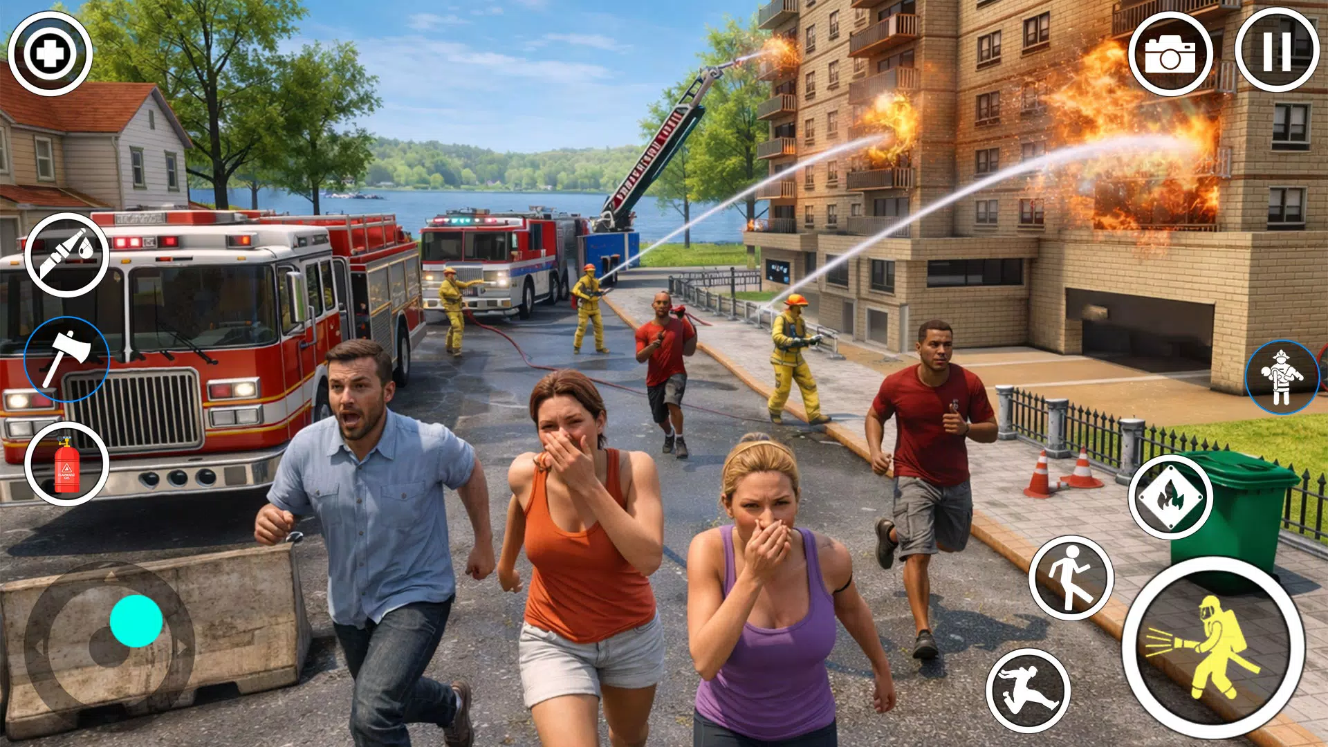 Us Firefighter City Rescue Sim  Screenshot 4
