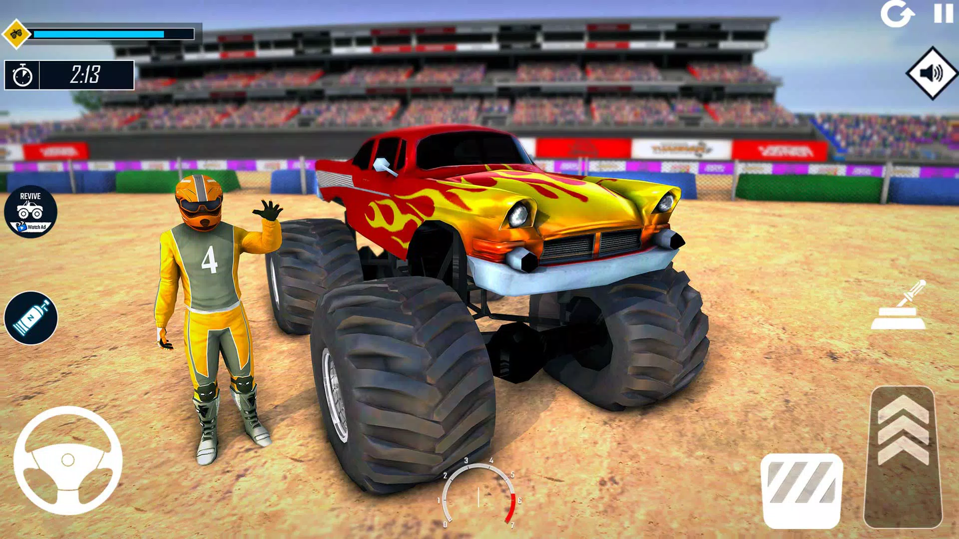 Us Monster Truck Crazy Games  Screenshot 3