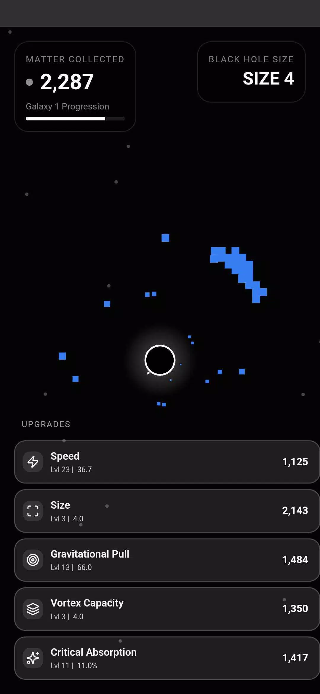Idle Singularity  Screenshot 1