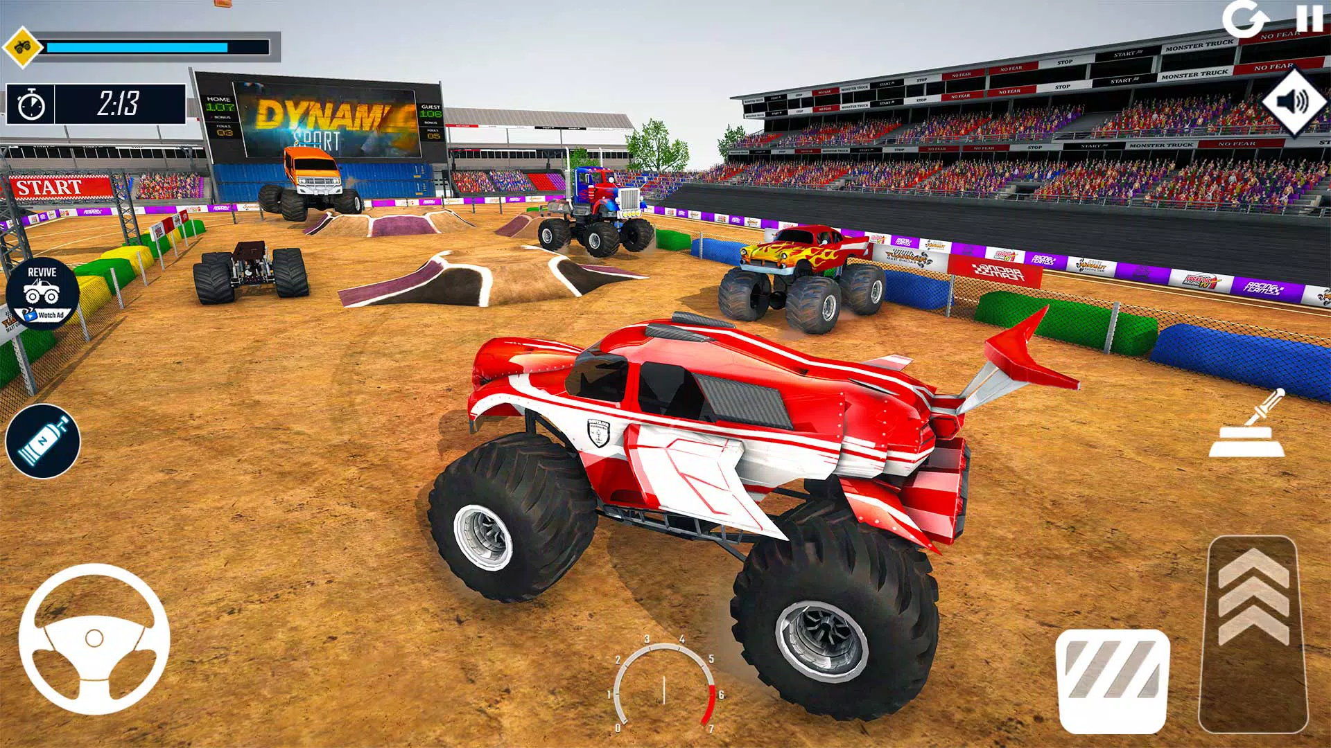 Us Monster Truck Crazy Games  Screenshot 4