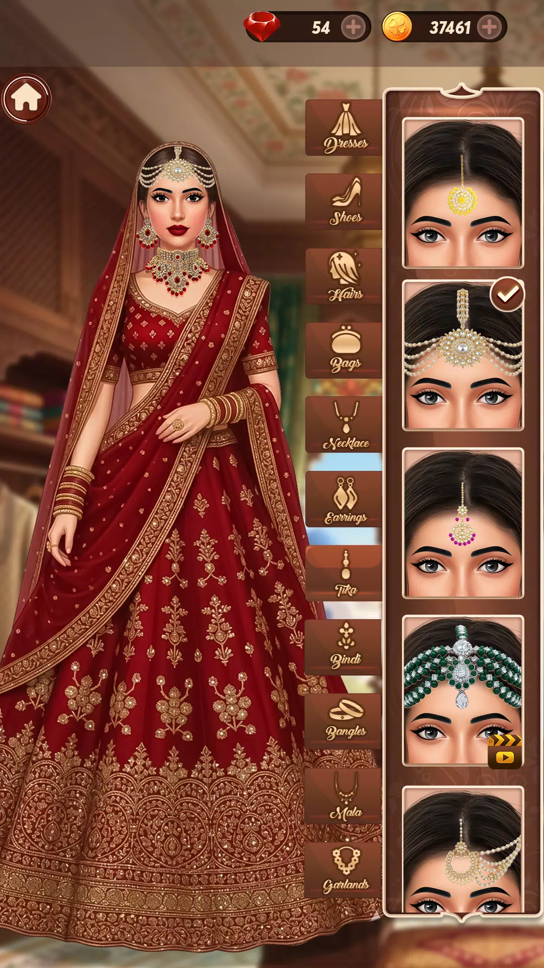 Bridal Makeup Wedding Dress up Screenshot 3