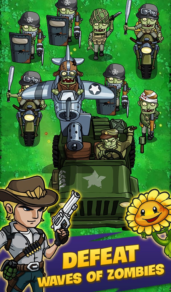 Zombie War Idle Defense Screenshot 1