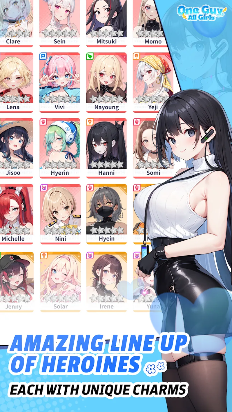 One Guy, All Girls: Idle RPG Screenshot 4