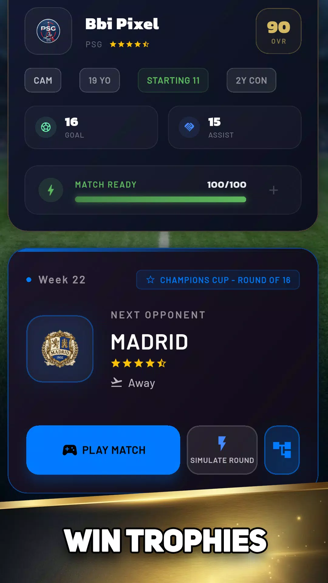 Wonderkid: Football Career Sim Screenshot 6