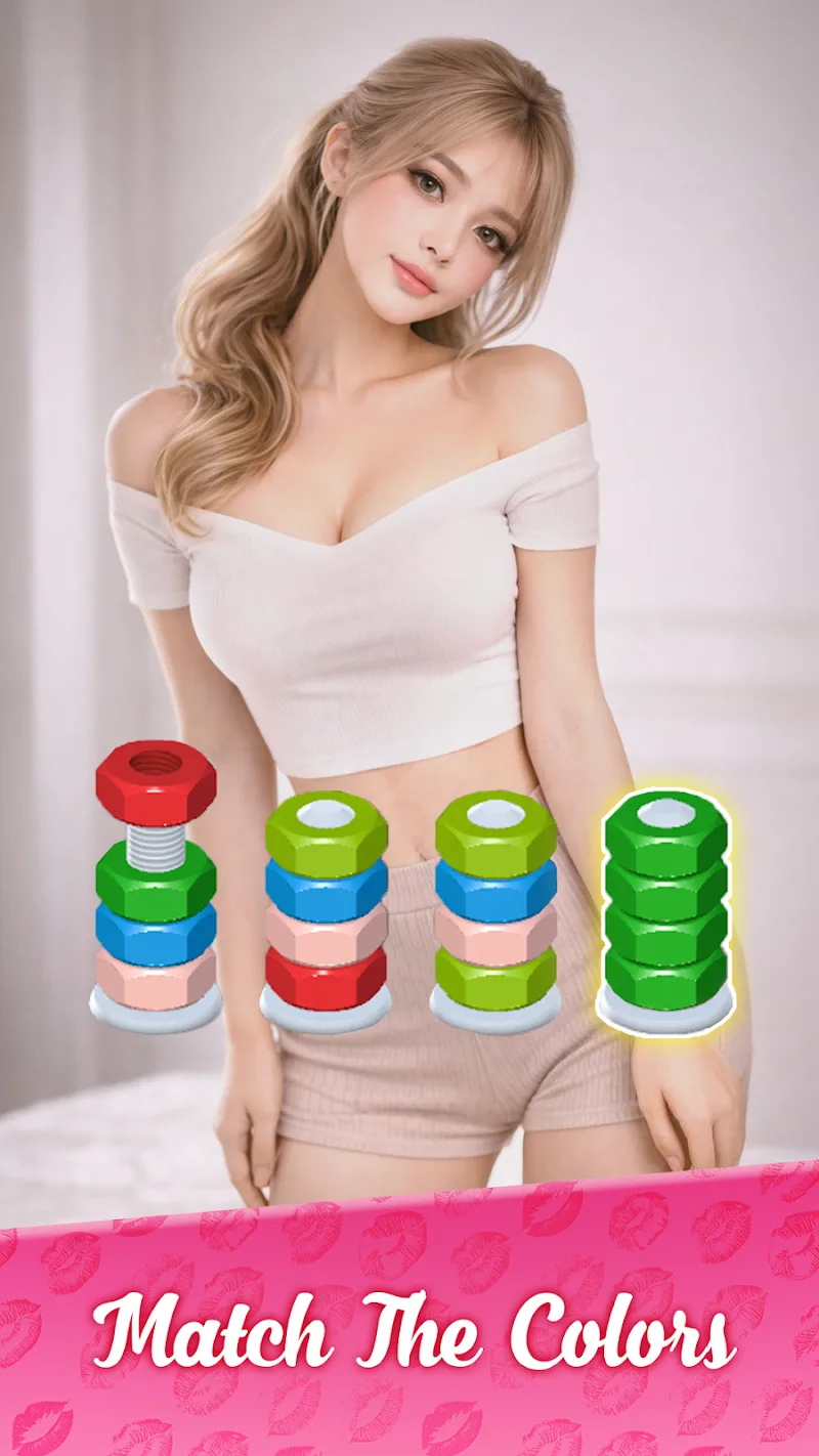 Romance Onet: Screw Puzzle Screenshot 3