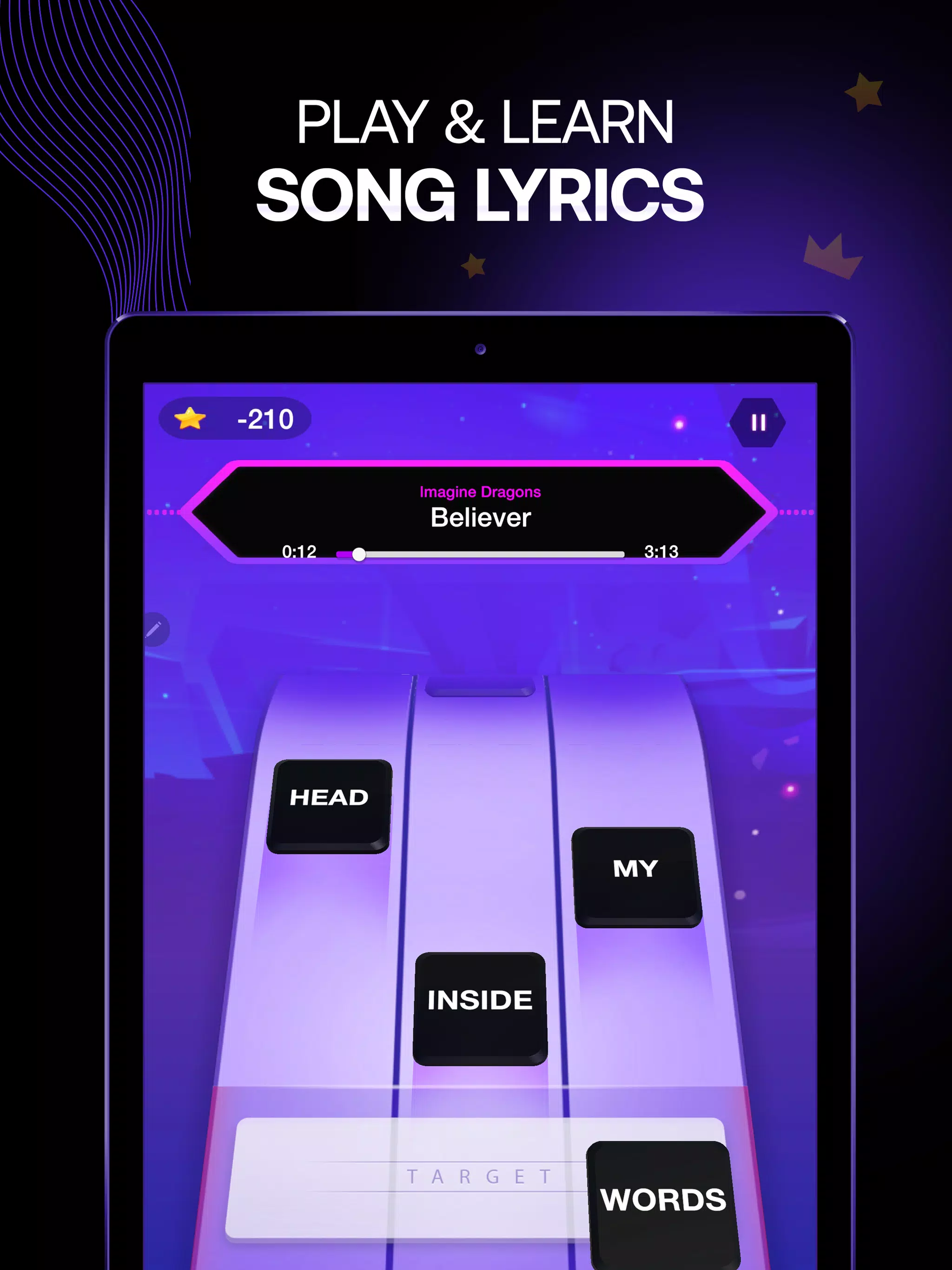 Lyrics Star・Song Lyrics Tiles  Screenshot 6