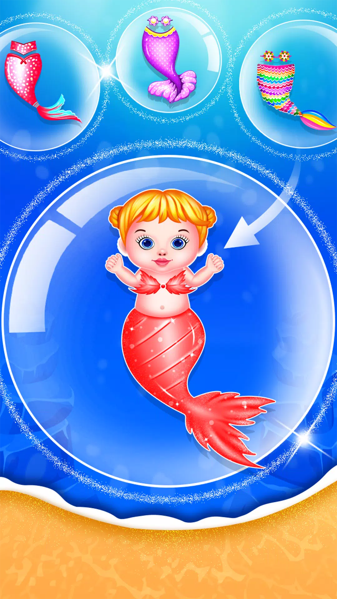 Mermaid Newborn Party Game  Screenshot 6
