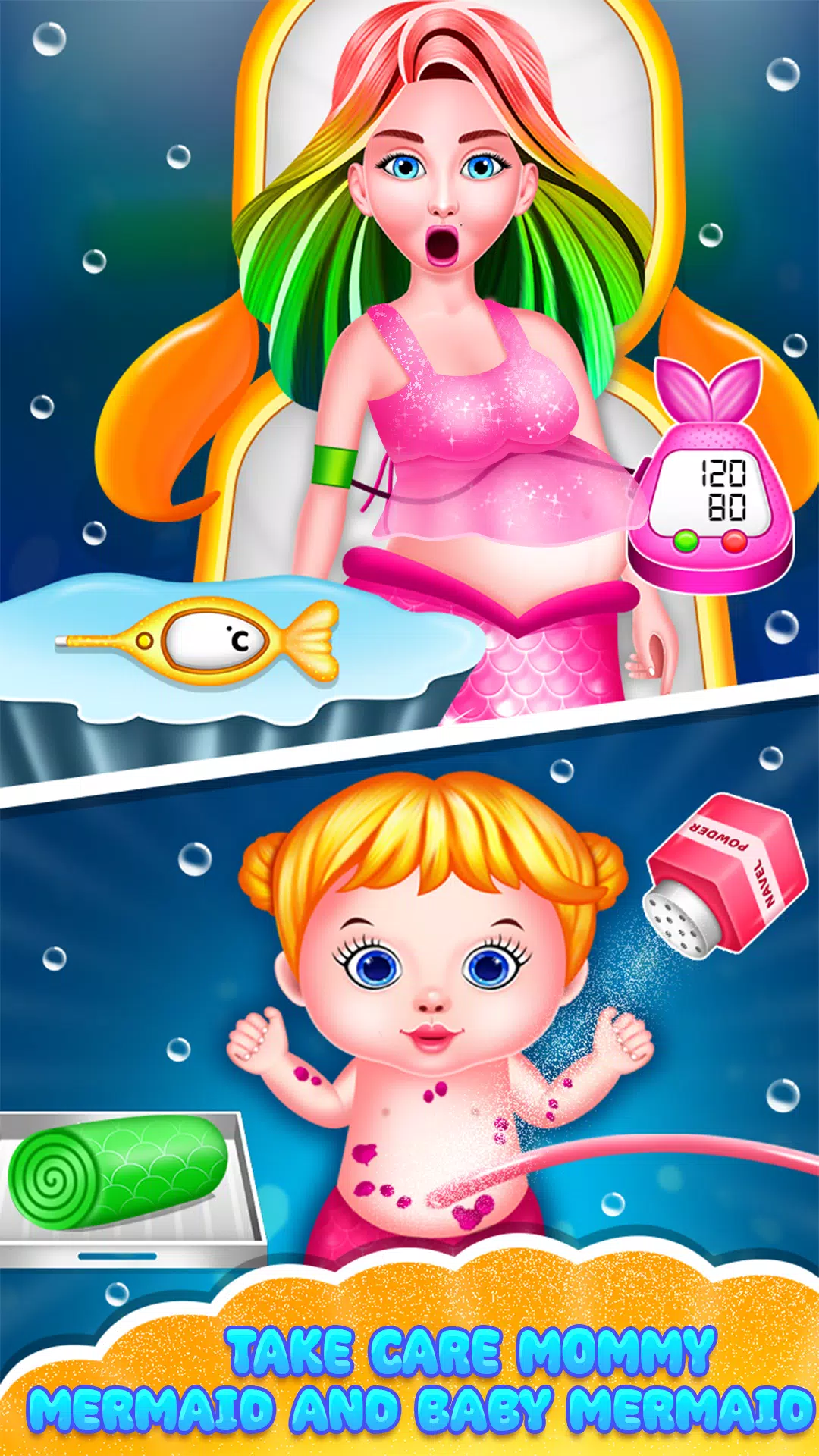 Mermaid Newborn Party Game  Screenshot 4