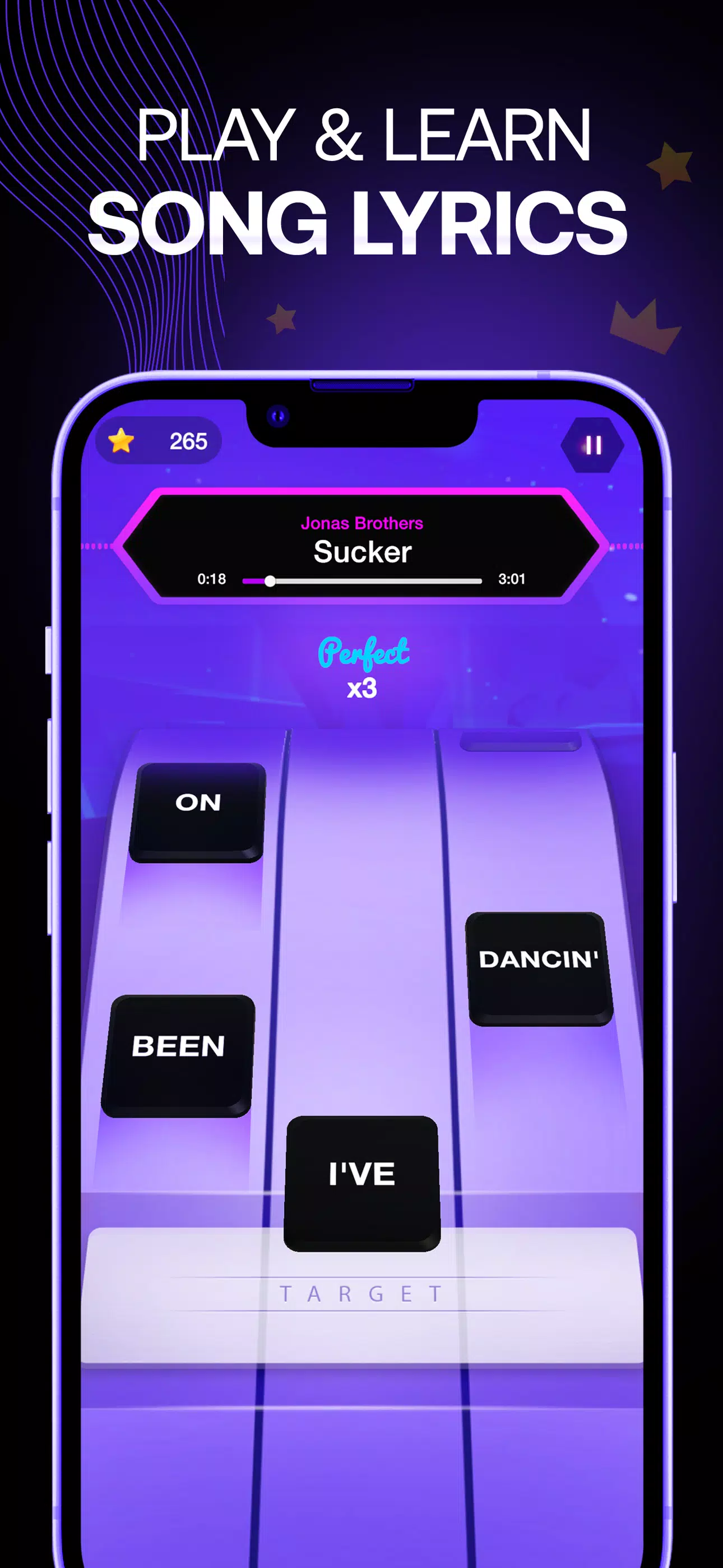Lyrics Star・Song Lyrics Tiles  Screenshot 1