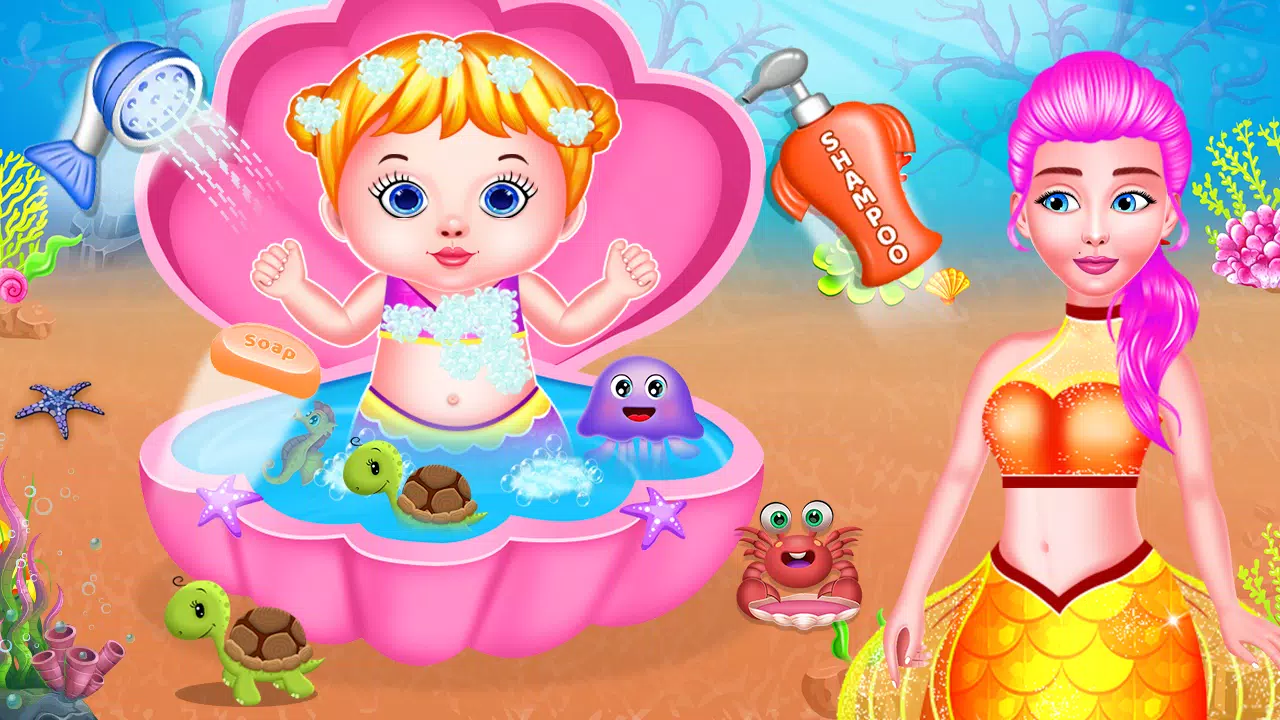Mermaid Newborn Party Game  Screenshot 1