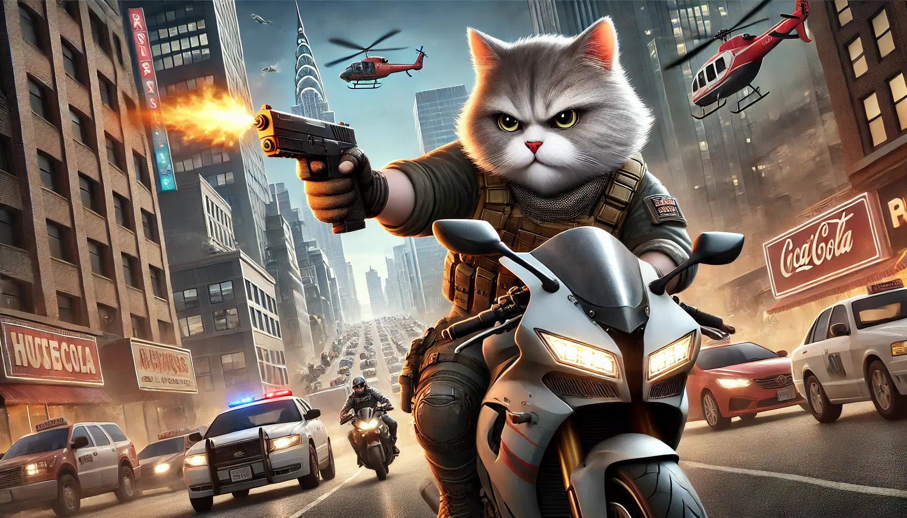 Super Cat Hero Open World Game  Screenshot 7