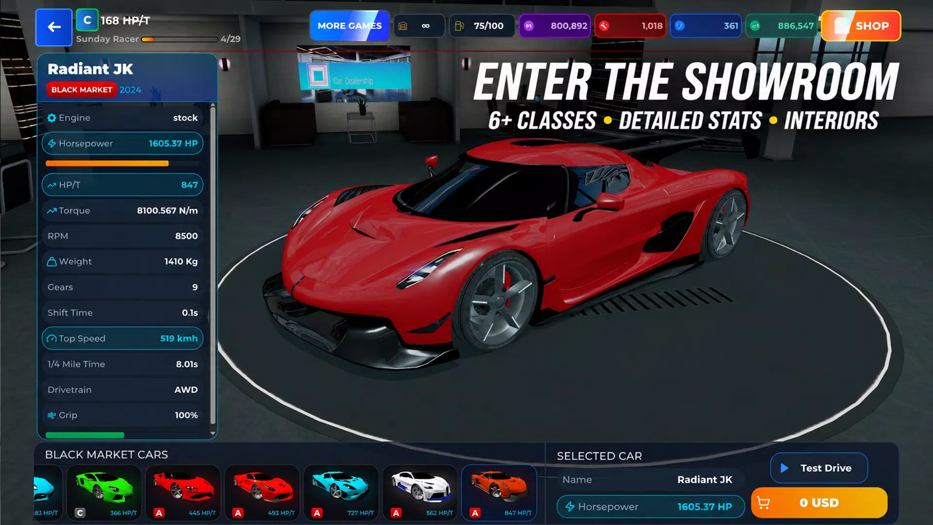 Drag Sim 2: Tune & Race  Screenshot 7