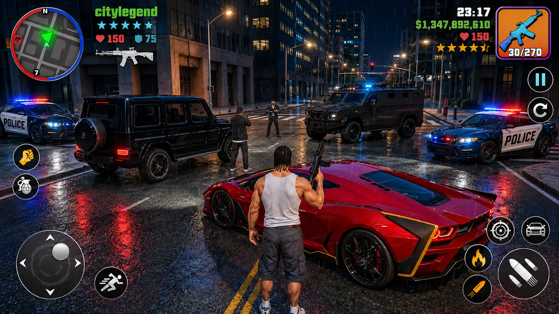 Mafia City Crime Simulator 3D  Screenshot 2