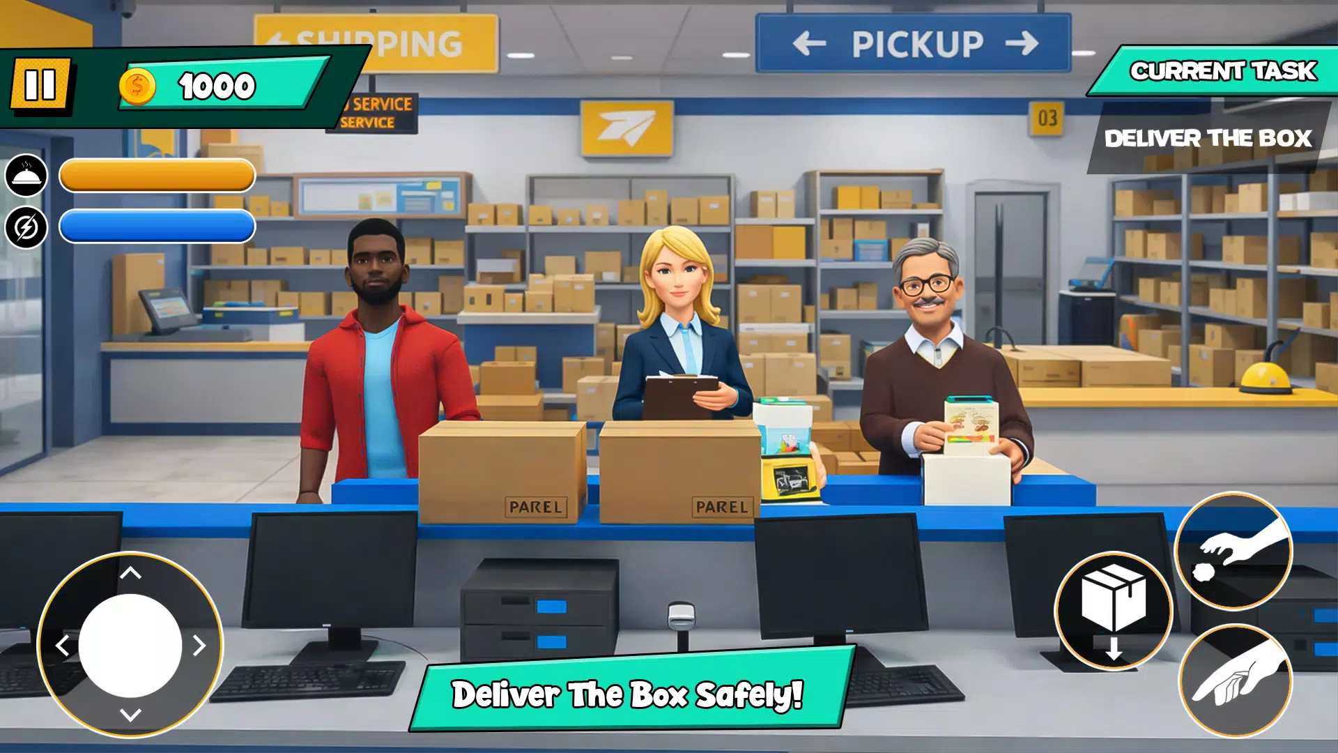 Parcel Delivery Simulator Game  Screenshot 1