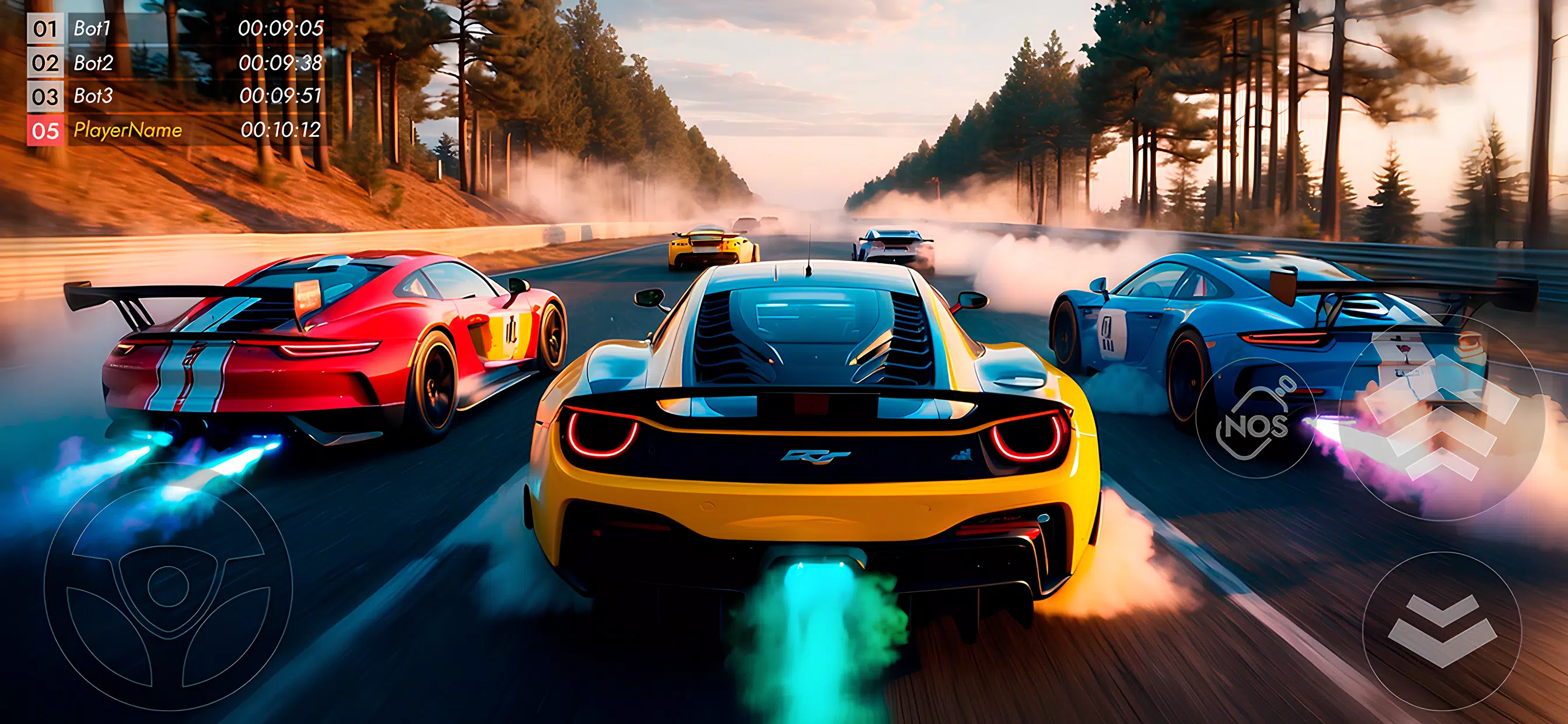 Nitro Rush: Car Racing Game  Screenshot 1